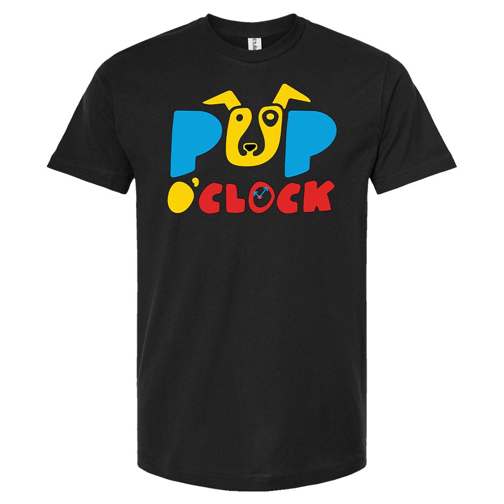 Adult Unisex Stacked Logo T-shirt - Black