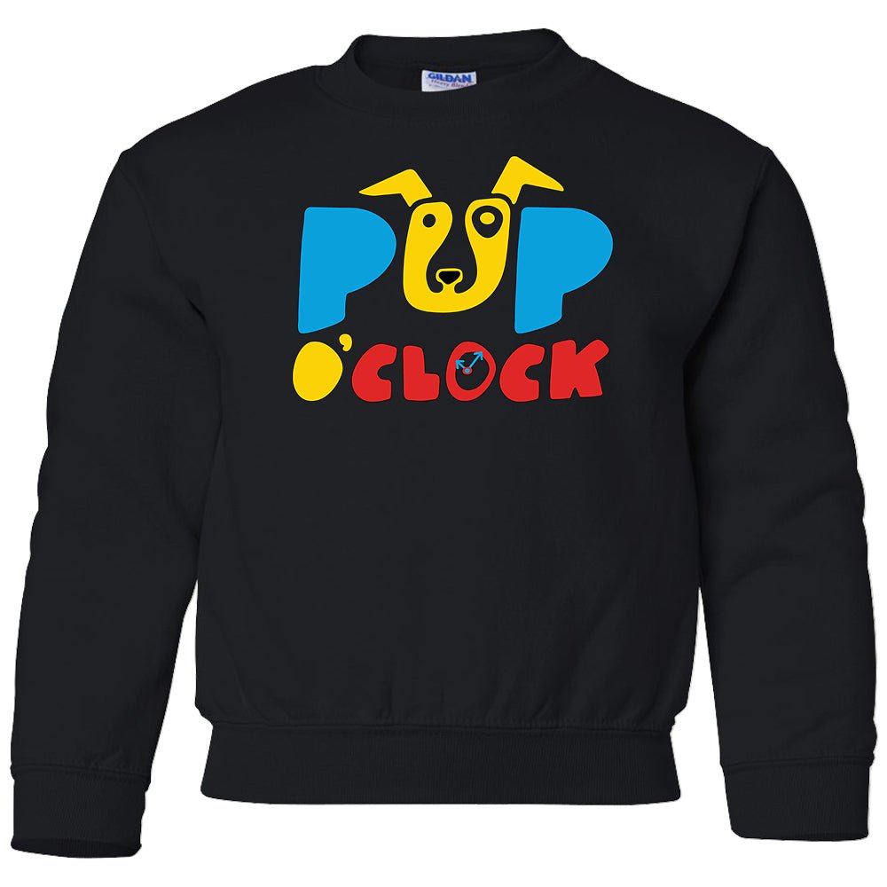 Youth Stacked Logo Sweatshirt - Black