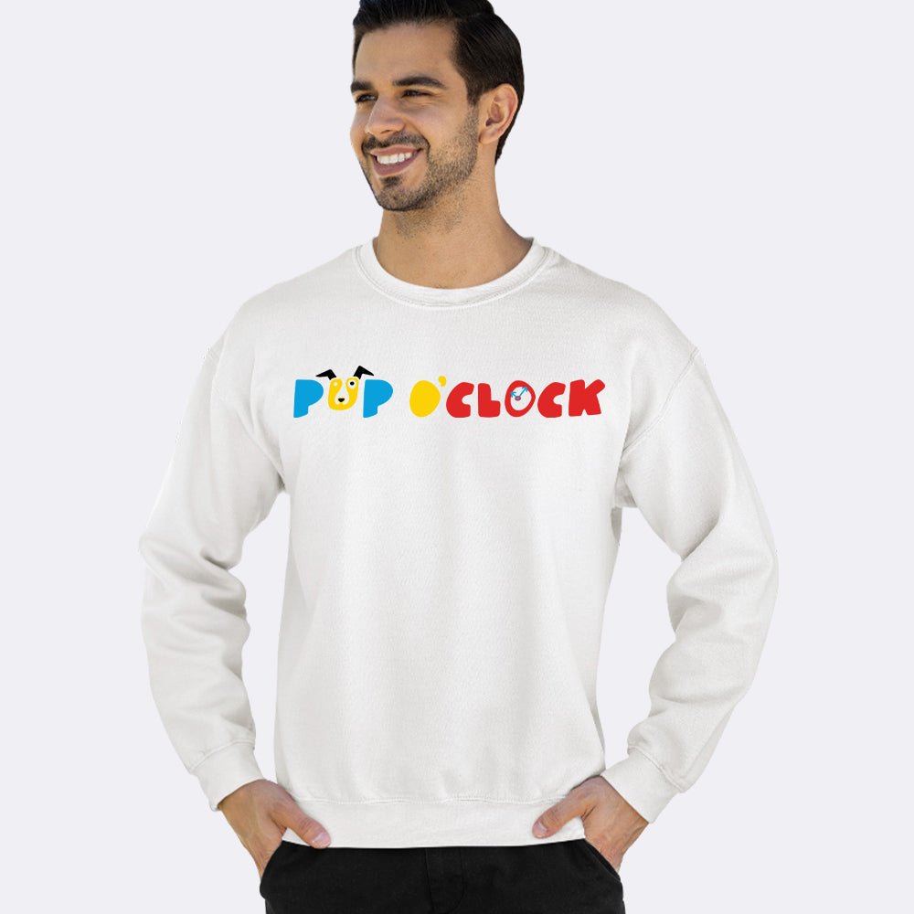 Adult Unisex Logo Sweatshirt - White