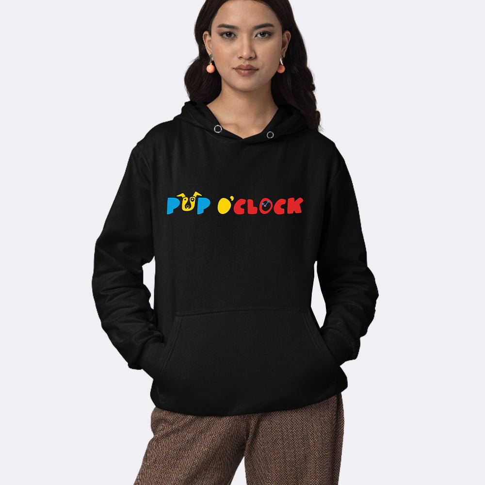 Adult Unisex Logo Hoodie - Black